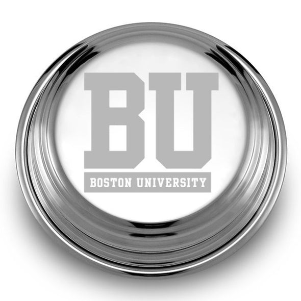 Boston University Pewter Paperweight Shot #2