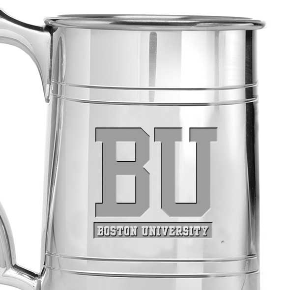 Boston University Pewter Stein Shot #2