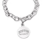 Boston University Sterling Silver Charm Bracelet Shot #2