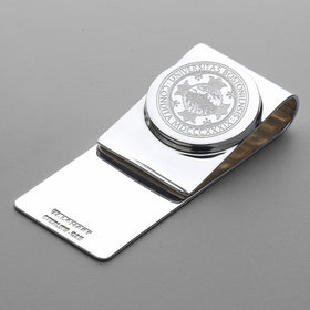 Boston University Sterling Silver Money Clip Shot #1