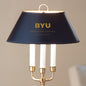 Brigham Young University Lamp in Brass & Marble Shot #2