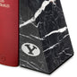 Brigham Young University Marble Bookends by M.LaHart Shot #2