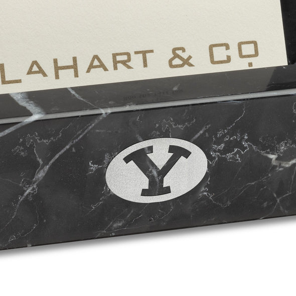 Brigham Young University Marble Business Card Holder Shot #2