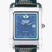 Brigham Young University Men's Steel Quad Blue Dial with Leather