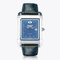 Brigham Young University Men's Steel Quad Blue Dial with Leather Shot #2
