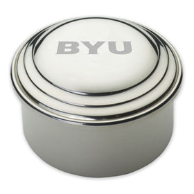 Brigham Young University Pewter Keepsake Box Shot #1