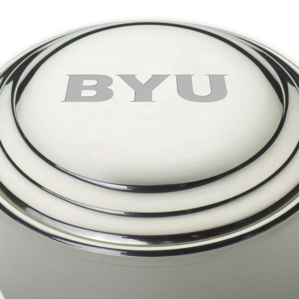 Brigham Young University Pewter Keepsake Box Shot #2