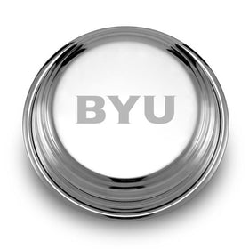 Brigham Young University Pewter Paperweight Shot #1