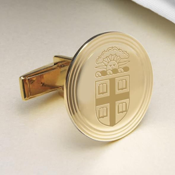 Brown 18K Gold Cufflinks Shot #2