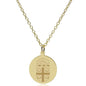 Brown 18K Gold Pendant & Chain Shot #2