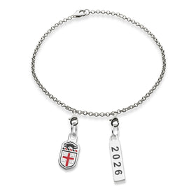Brown Class Year Sterling Silver Anklet Shot #1