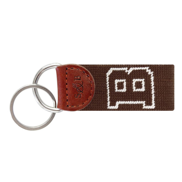 Brown Cotton Key Fob Shot #2