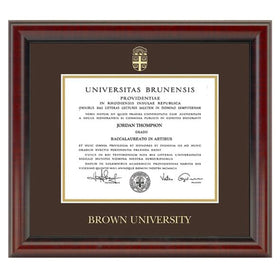 Brown Diploma Frame, the Fidelitas Shot #1