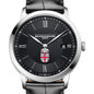 Brown Men's Baume et Mercier 40mm Classima Quartz Watch with Black Dial & Black Leather Strap Shot #1