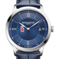 Brown Men's Baume et Mercier 40mm Classima Quartz Watch with Blue Dial & Dark Blue Leather Strap Shot #1