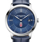 Brown Men's Baume et Mercier 40mm Classima Quartz Watch with Blue Dial & Dark Blue Leather Strap Shot #1