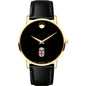 Brown Men's Movado Gold Museum Classic Leather Shot #2