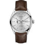 Brown Men's TAG Heuer Automatic Day/Date Carrera with Silver Dial Shot #2