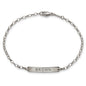Brown Monica Rich Kosann Petite Poesy Bracelet in Silver Shot #1