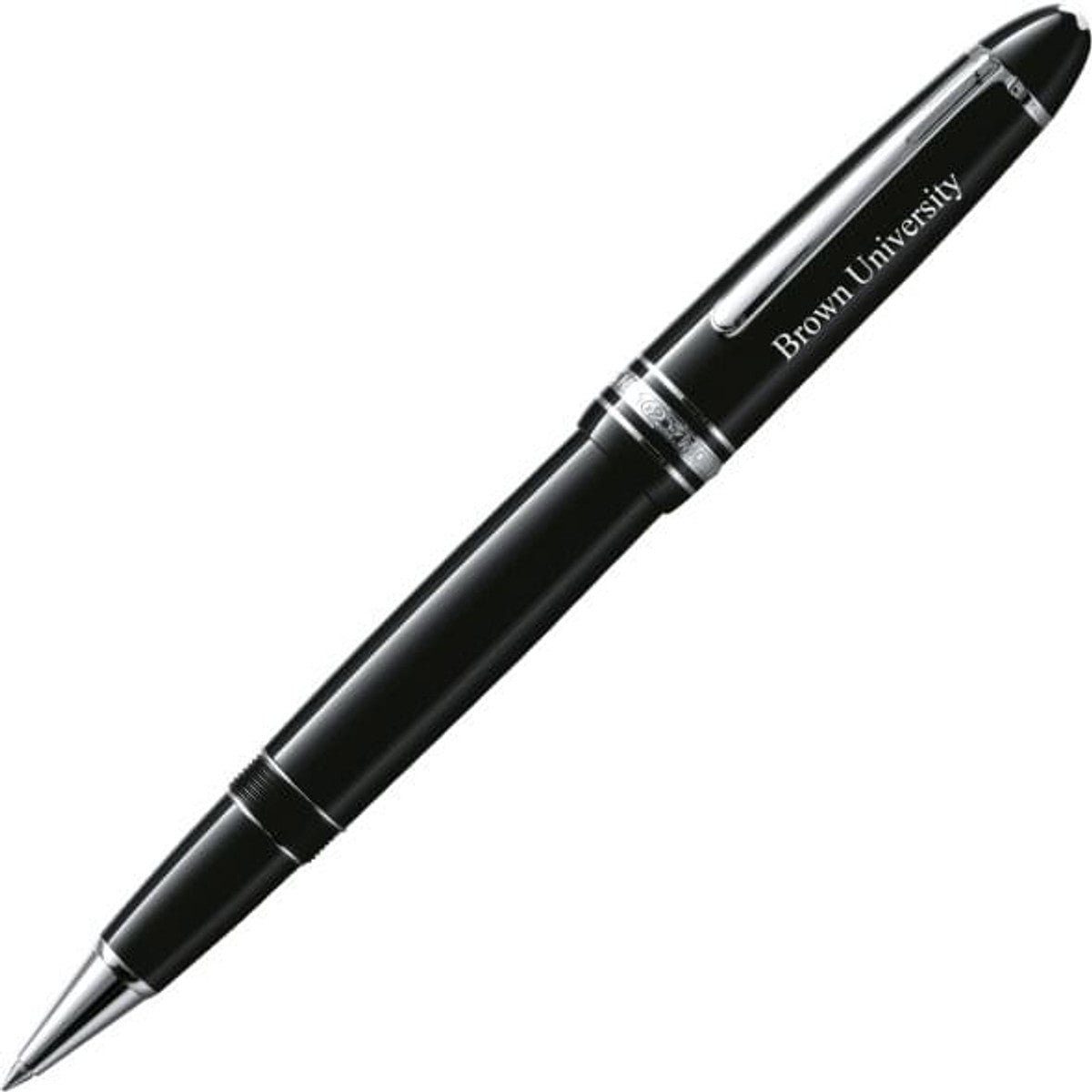 Brown Montblanc Meisterstück LeGrand Rollerball Pen in Platinum