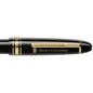 Brown Montblanc Meisterstück Midsize Ballpoint Pen in Gold Shot #2