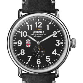 Brown Shinola Watch, The Runwell 47 mm Black Dial Shot #1