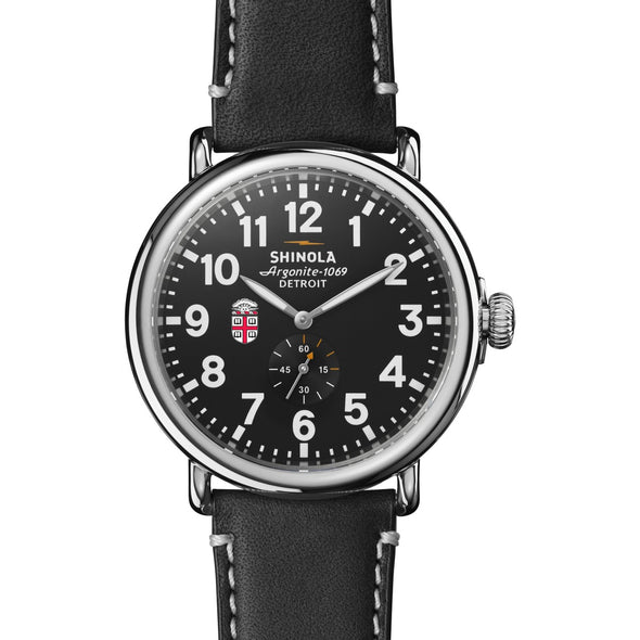 Brown Shinola Watch, The Runwell 47 mm Black Dial Shot #2