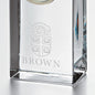 Brown Tall Glass Desk Clock by Simon Pearce Shot #2