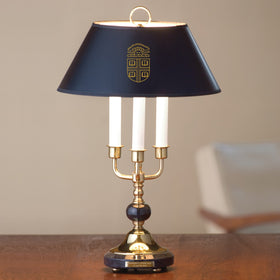 Brown University Lamp in Brass &amp; Marble Shot #1