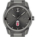 Brown University Men's Movado BOLD Gunmetal Grey with Date Window