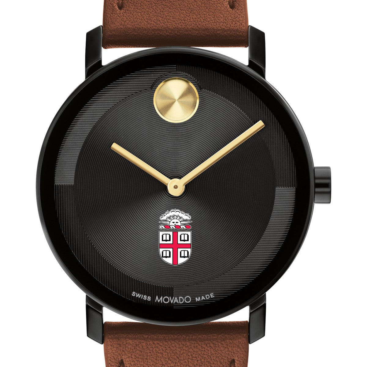 Brown University Men's Movado BOLD with Cognac Leather Strap | M