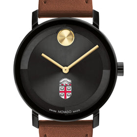 Brown University Men&#39;s Movado BOLD with Cognac Leather Strap Shot #1