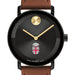 Brown University Men's Movado BOLD with Cognac Leather Strap