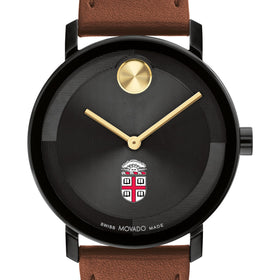 Brown University Men's Movado BOLD with Cognac Leather Strap Shot #1