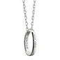 Brown University Monica Rich Kosann "Carpe Diem" Poesy Ring Necklace in Silver Shot #1