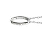 Brown University Monica Rich Kosann "Carpe Diem" Poesy Ring Necklace in Silver Shot #3