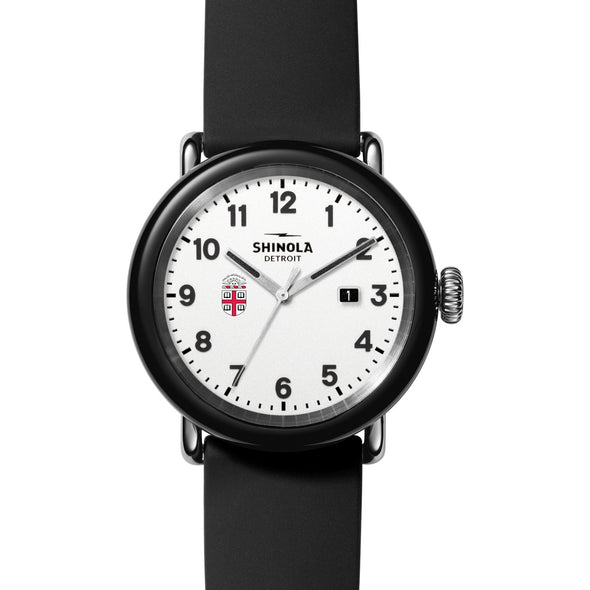 Brown University Shinola Watch, The Detrola 43mm White Dial at M.LaHart &amp; Co. Shot #2