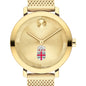 Brown University Women's Movado Bold Gold with Mesh Bracelet Shot #1