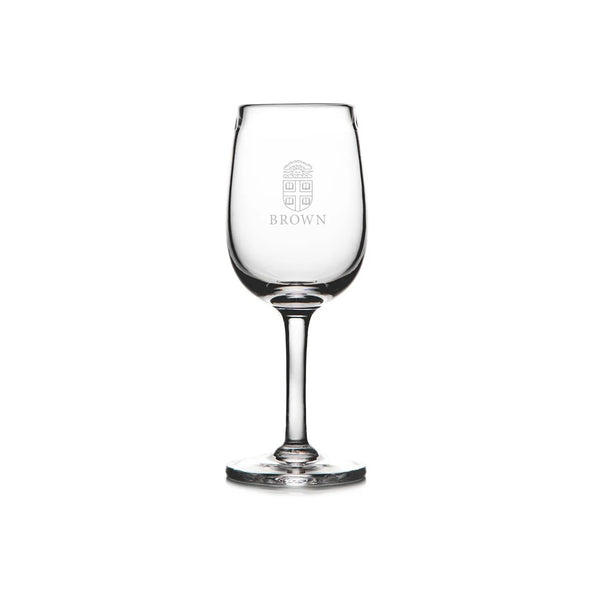 Brown White Wine Glass by Simon Pearce