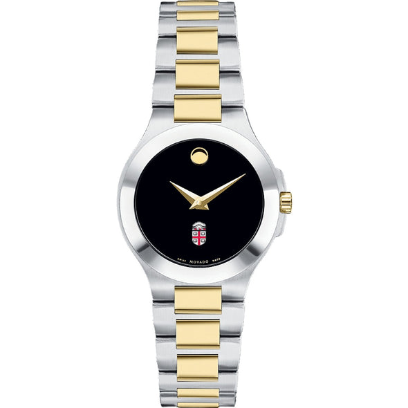 Brown Women&#39;s Movado Collection Two-Tone Watch with Black Dial Shot #2