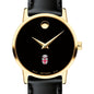 Brown Women's Movado Gold Museum Classic Leather Shot #1