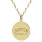BU 14K Gold Pendant & Chain Shot #1