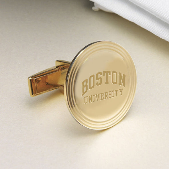 BU 18K Gold Cufflinks Shot #2