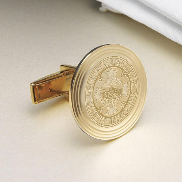BU 18K Gold Cufflinks Shot #2