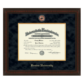 BU Diploma Frame - Excelsior Shot #1