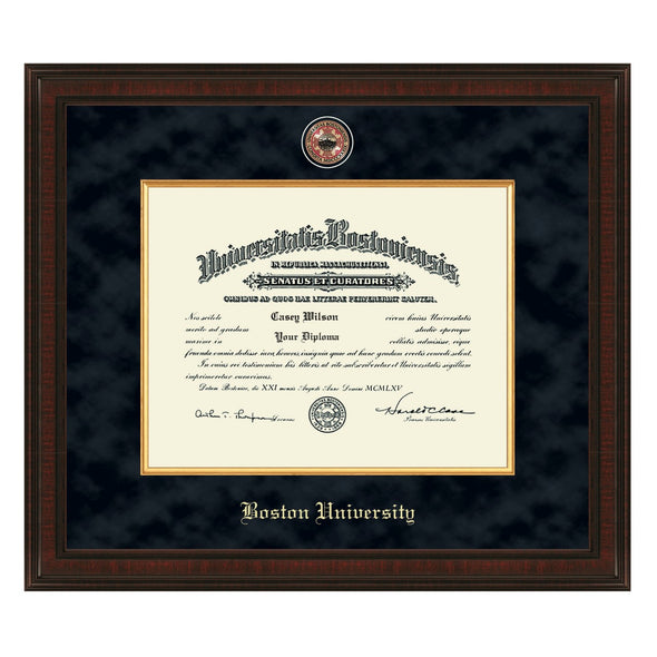BU Diploma Frame - Excelsior Shot #1