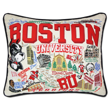 BU Embroidered Pillow Shot #1