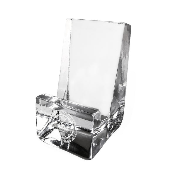 BU Glass Phone Holder by Simon Pearce Shot #2