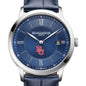 BU Men's Baume et Mercier 40mm Classima Quartz Watch with Blue Dial & Dark Blue Leather Strap Shot #1