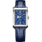 BU Men's Baume et Mercier 43X27mm Hampton Automatic Watch with Blue Dial & Blue Leather Strap Shot #2